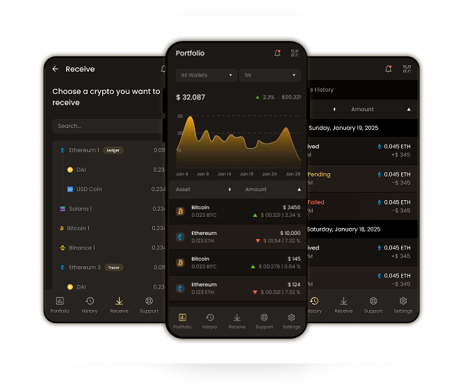 Screenshot of cySync app