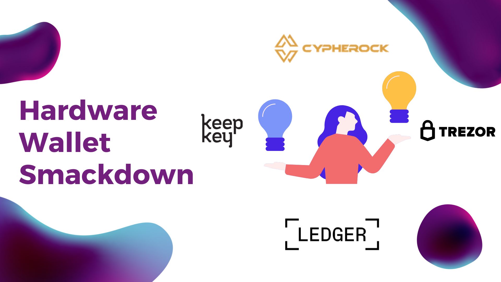 Hero image for Hardware Wallet Smackdown: Safe Key Labs vs. Ledger, Trezor and KeepKey